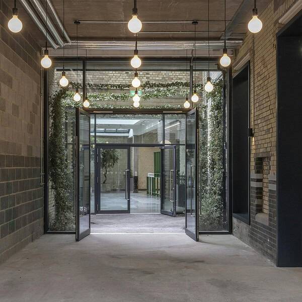 Whitechapel office doorway