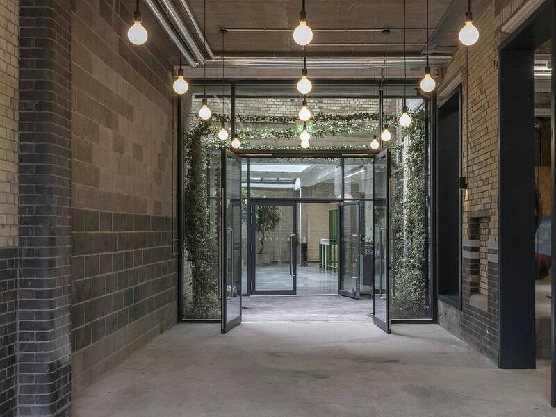 Whitechapel office doorway
