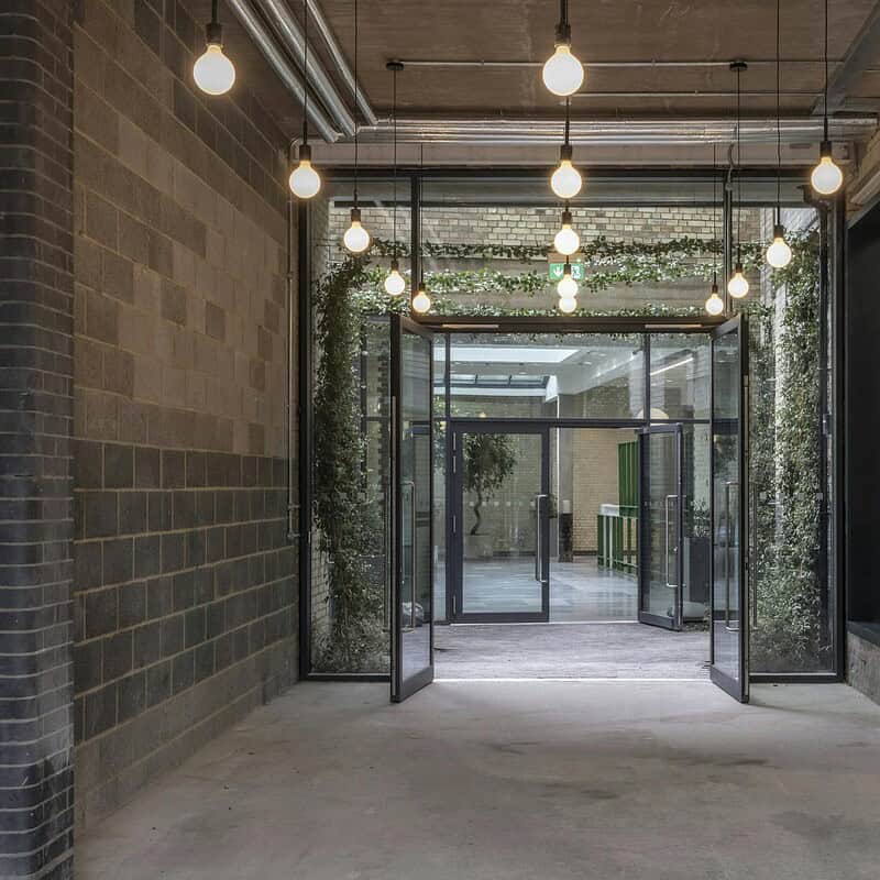 Whitechapel office doorway