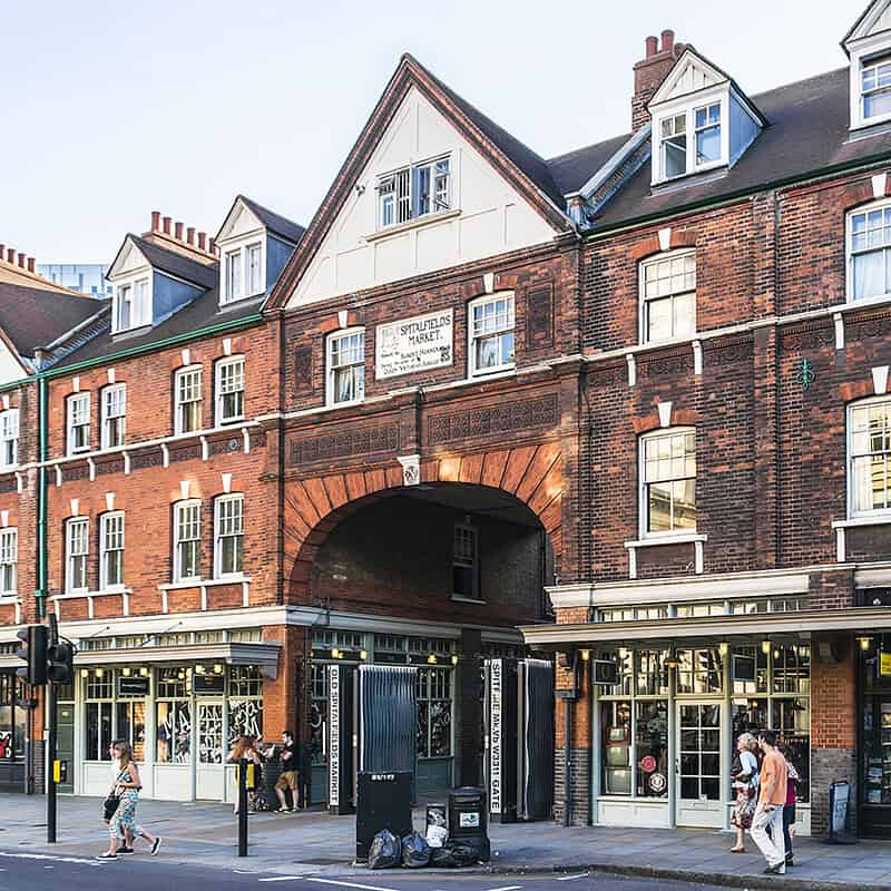 Spitalfields market exterior