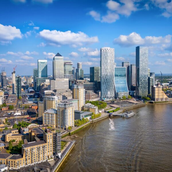 Tower hamlets skyline