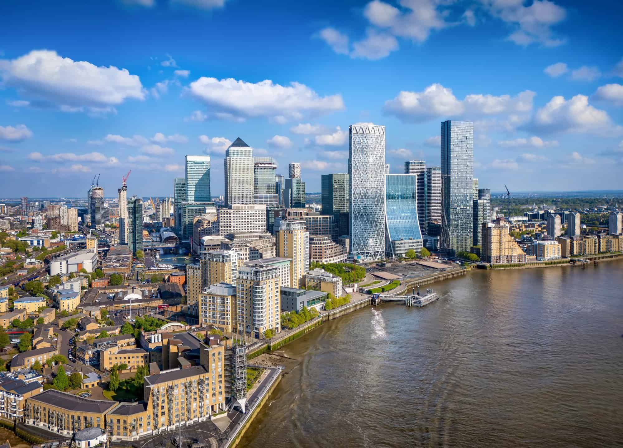 Tower hamlets skyline