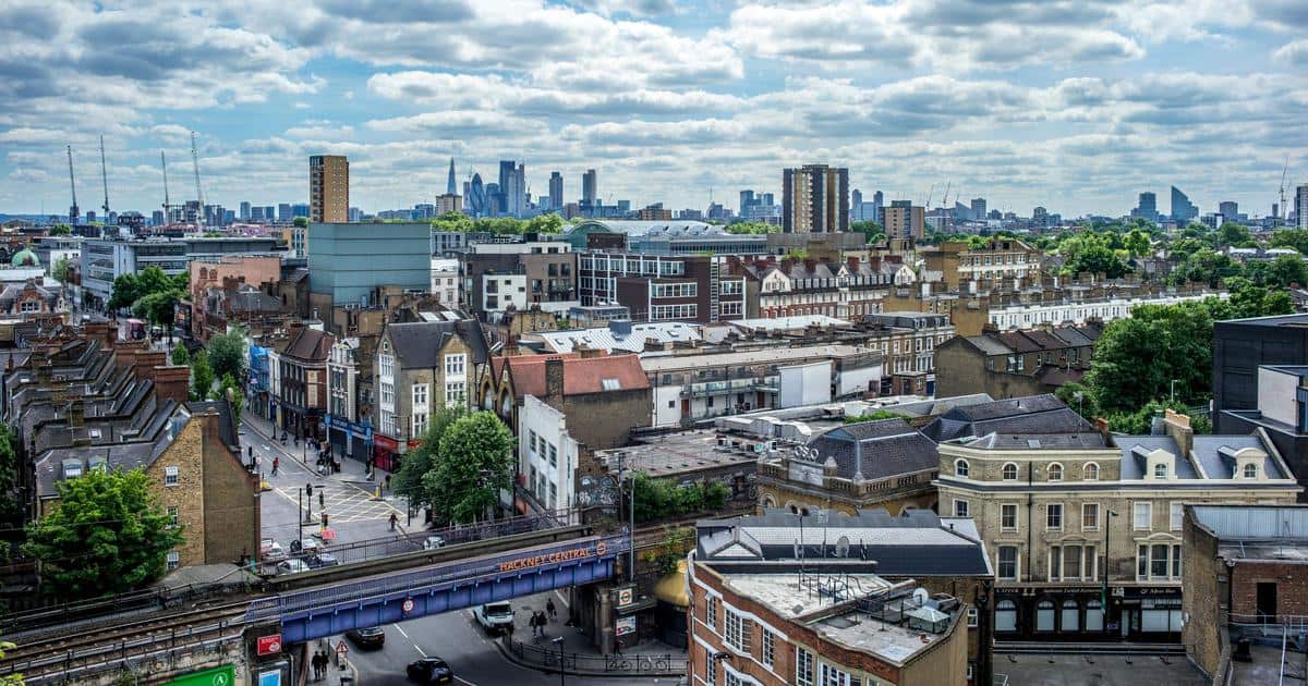 Hackney skyline